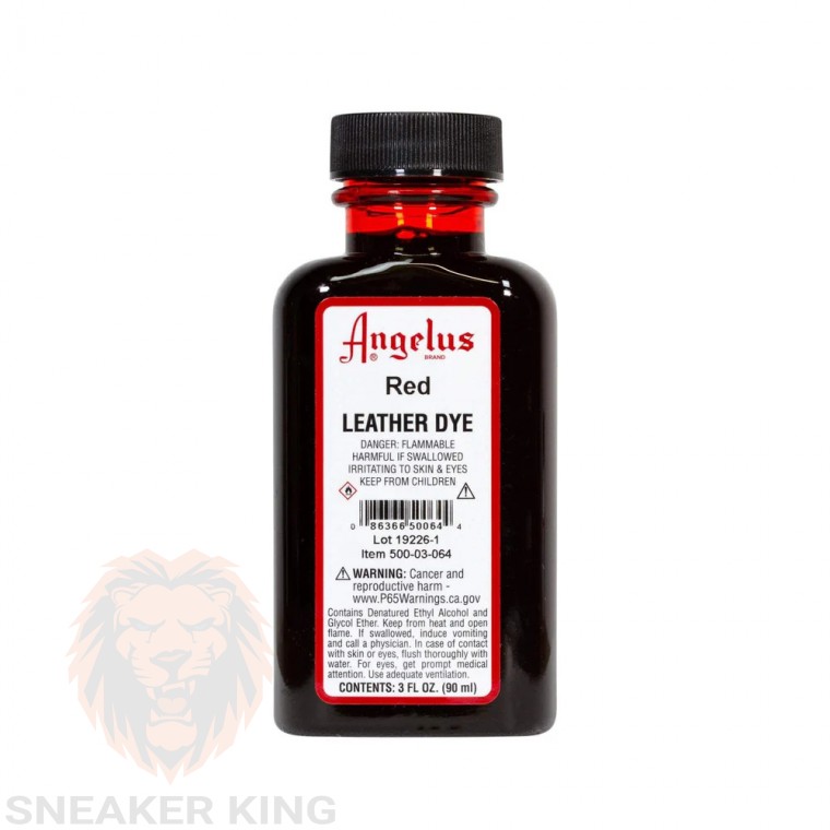Барвник для шкіри Angelus leather dye Red (червоний) made in USA